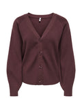 Cardigan Only Bordeaux Teri con bottoni 15374994 /Fig ONLY 