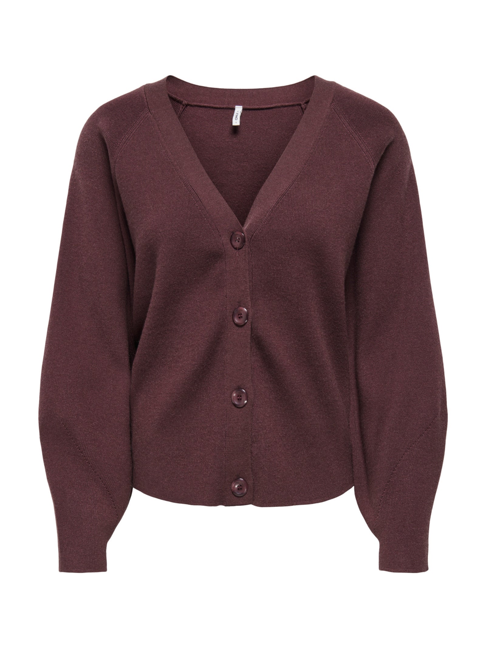 Cardigan Only Bordeaux Teri con bottoni 15374994 /Fig ONLY 