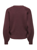 Cardigan Only Bordeaux Teri con bottoni 15374994 /Fig ONLY 