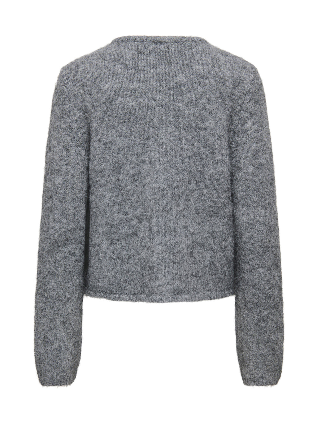 Cardigan Only Zaggie Grigio con scollo rotondo 15375135 /Dark Grey Melange ONLY 