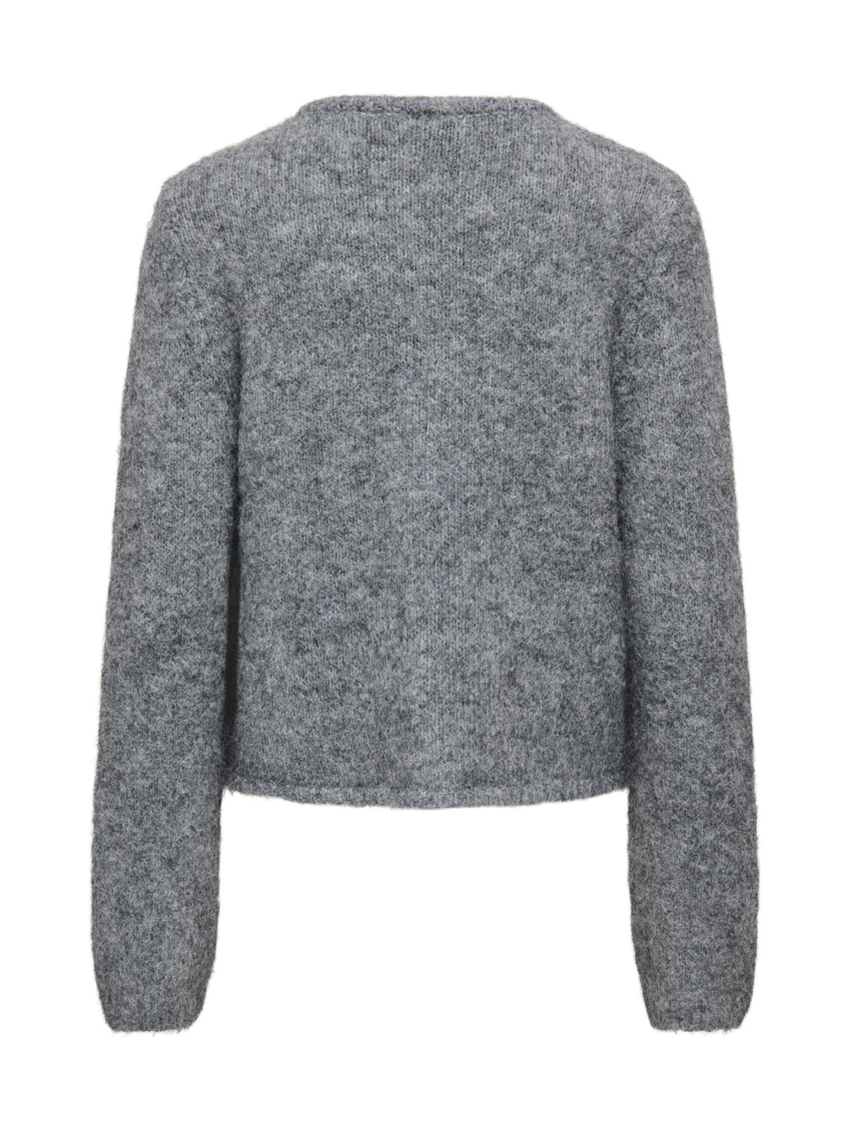 Cardigan Only Zaggie Grigio con scollo rotondo 15375135 /Dark Grey Melange ONLY 
