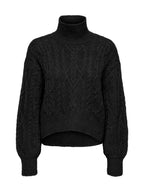Maglia Only Hilde Nero con lavorazione a trecce 15375336 /Black ONLY 