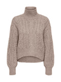 Maglia Only Hilde Beige con lavorazione a trecce 15375336 /String ONLY 
