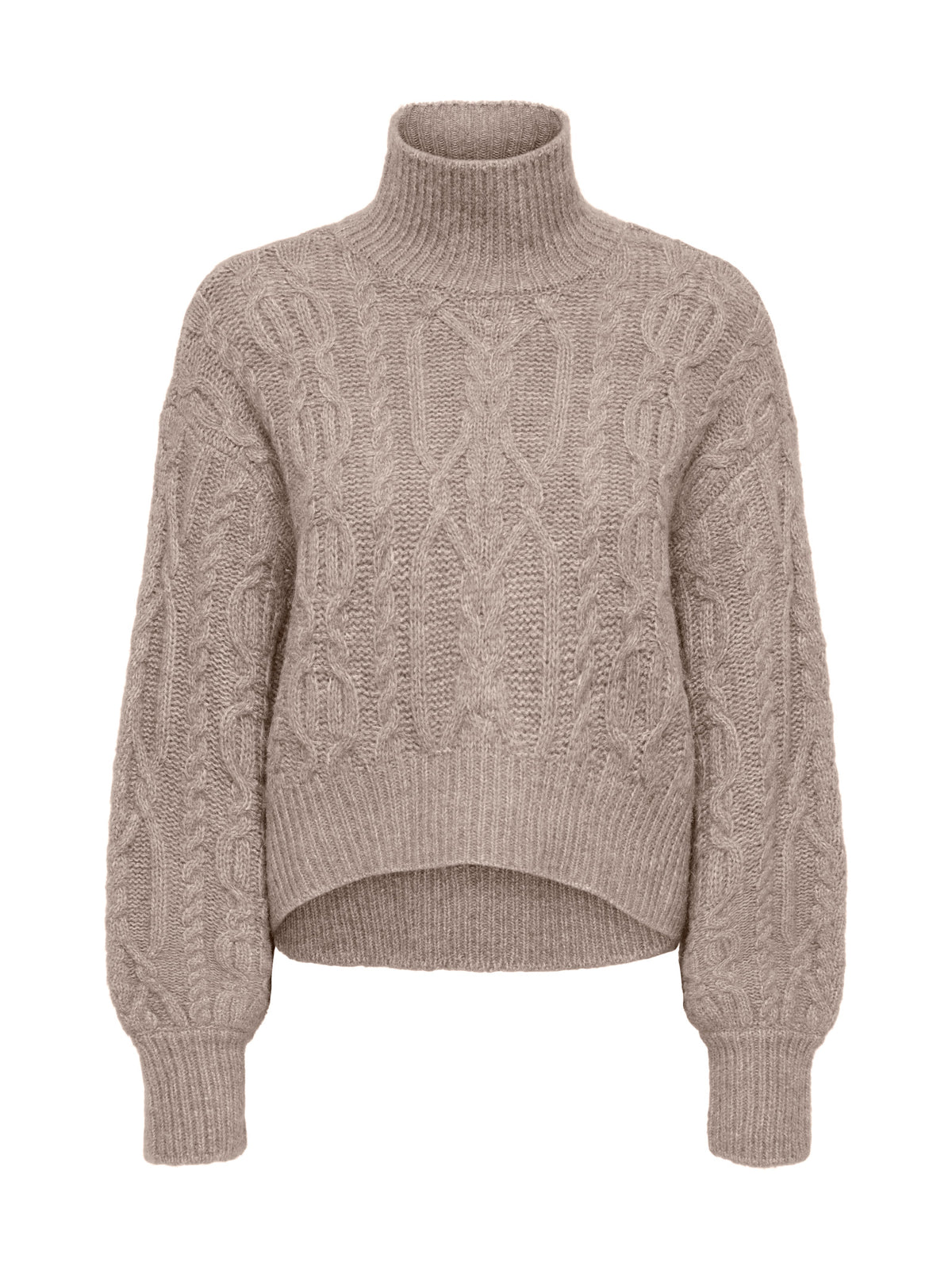 Maglia Only Hilde Beige con lavorazione a trecce 15375336 /String ONLY 
