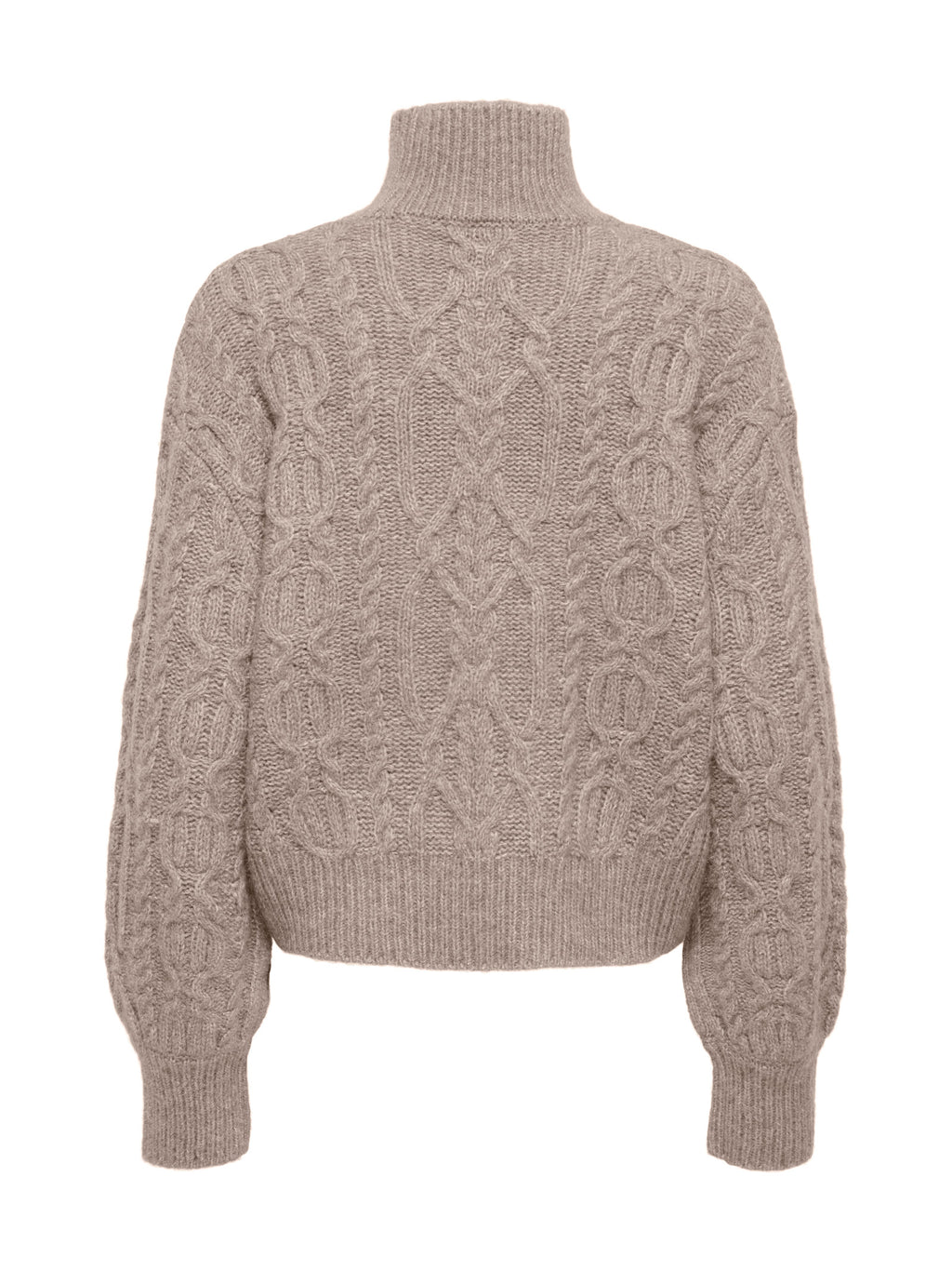 Maglia Only Hilde Beige con lavorazione a trecce 15375336 /String ONLY 