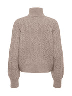 Maglia Only Hilde Beige con lavorazione a trecce 15375336 /String ONLY 