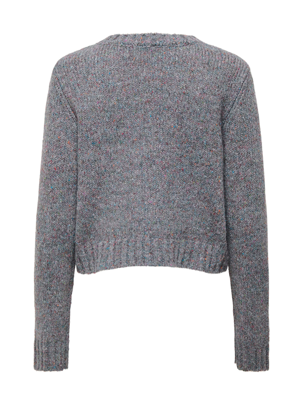 Maglia Only Smilla Grigia con scritta in rilievo 15375416 /Dark Grey Melange ONLY 