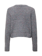 Maglia Only Smilla Grigia con scritta in rilievo 15375416 /Dark Grey Melange ONLY 