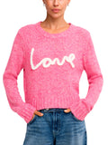 Maglia Only Smilla GFuxia con scritta in rilievo 15375416 /Fuchsia Red ONLY 