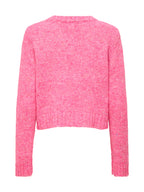 Maglia Only Smilla GFuxia con scritta in rilievo 15375416 /Fuchsia Red ONLY 
