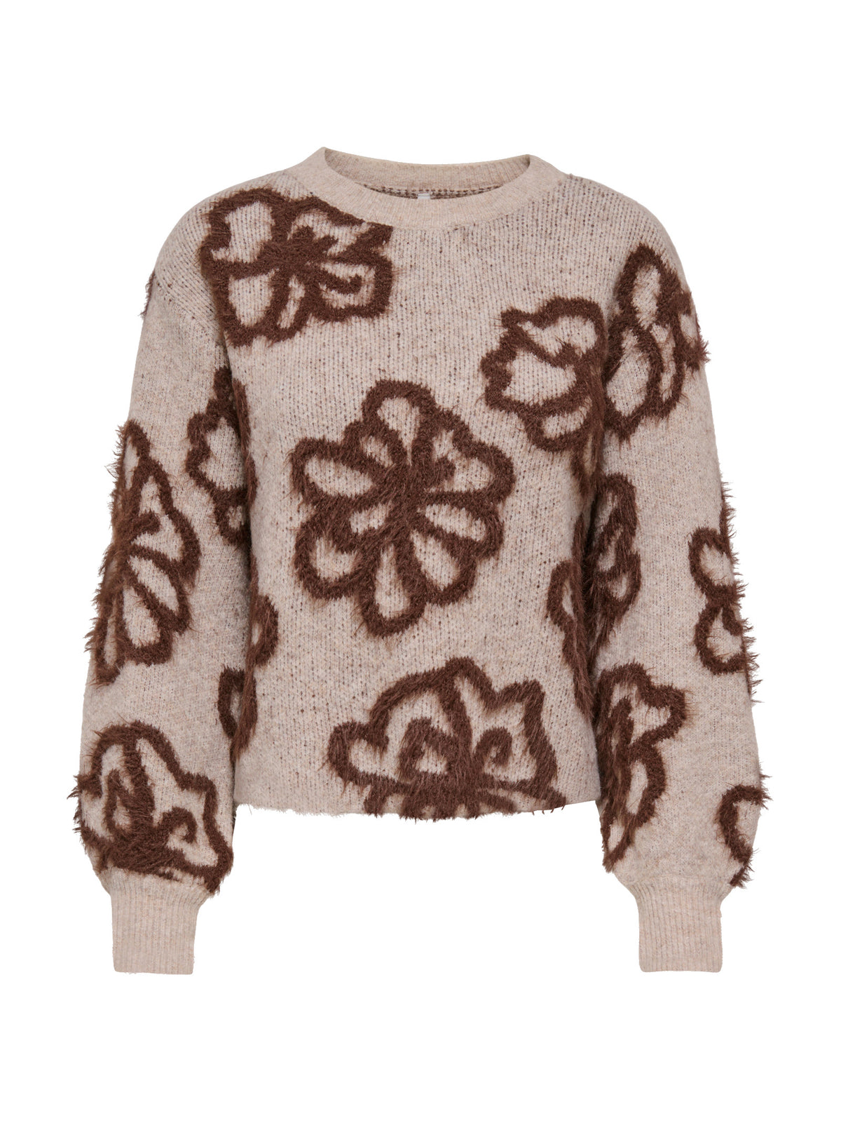 Maglia Felicia Beige Only con grandi motivi floreali 15375497 /String ONLY 