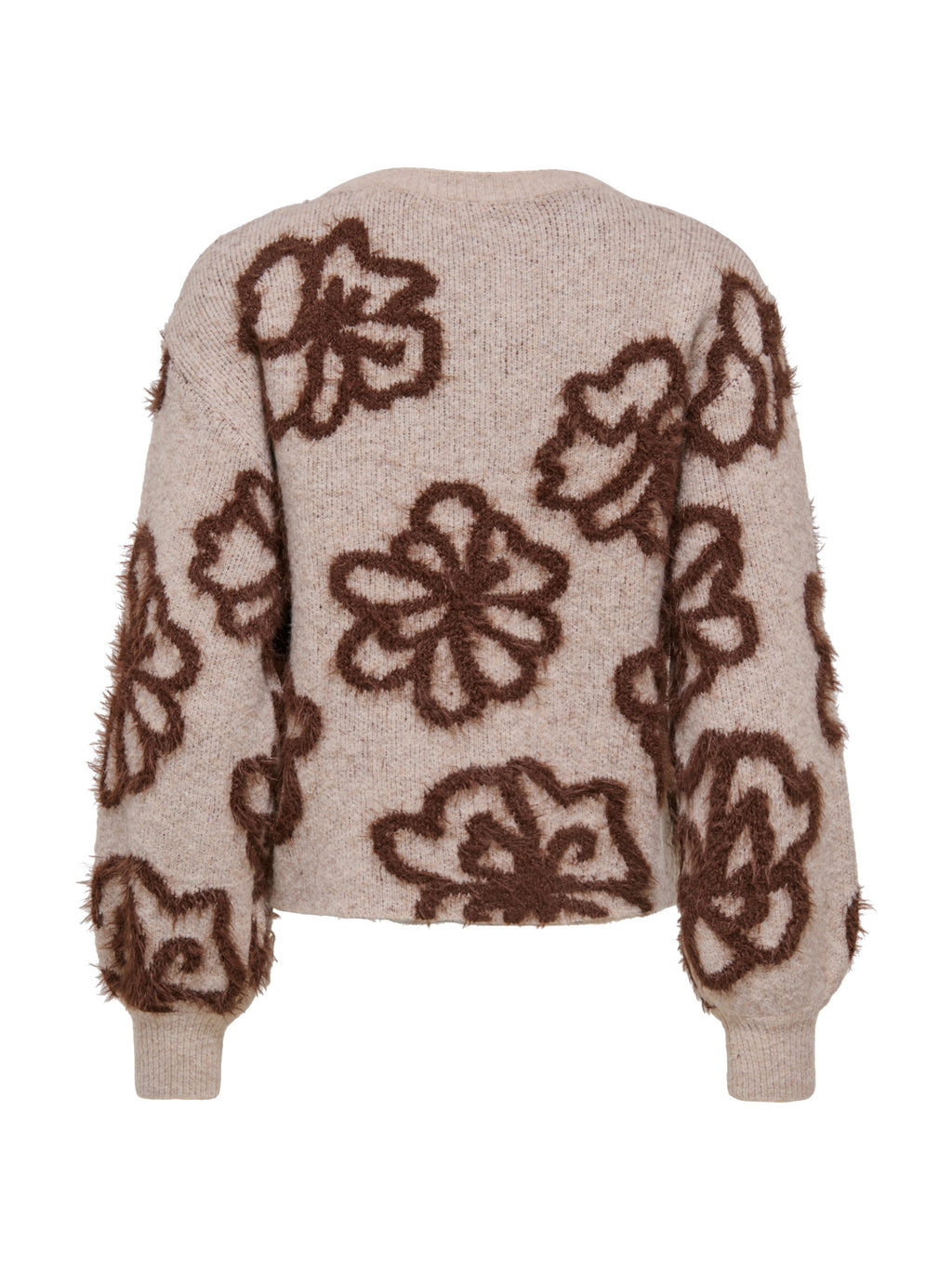 Maglia Felicia Beige Only con grandi motivi floreali 15375497 /String ONLY 