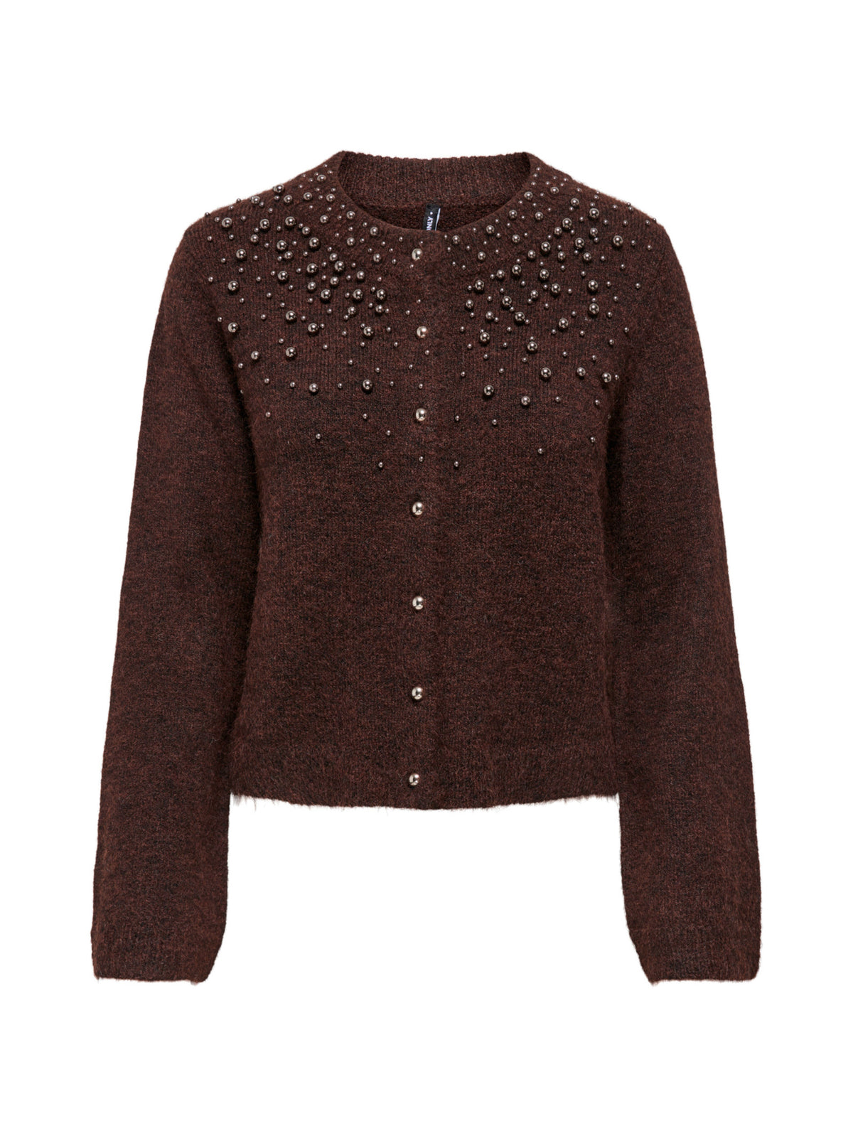 Cardigan Only Miggie Marrone con perline 15375519 /Coffee Bean ONLY 