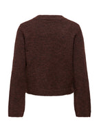 Cardigan Only Miggie Marrone con perline 15375519 /Coffee Bean ONLY 