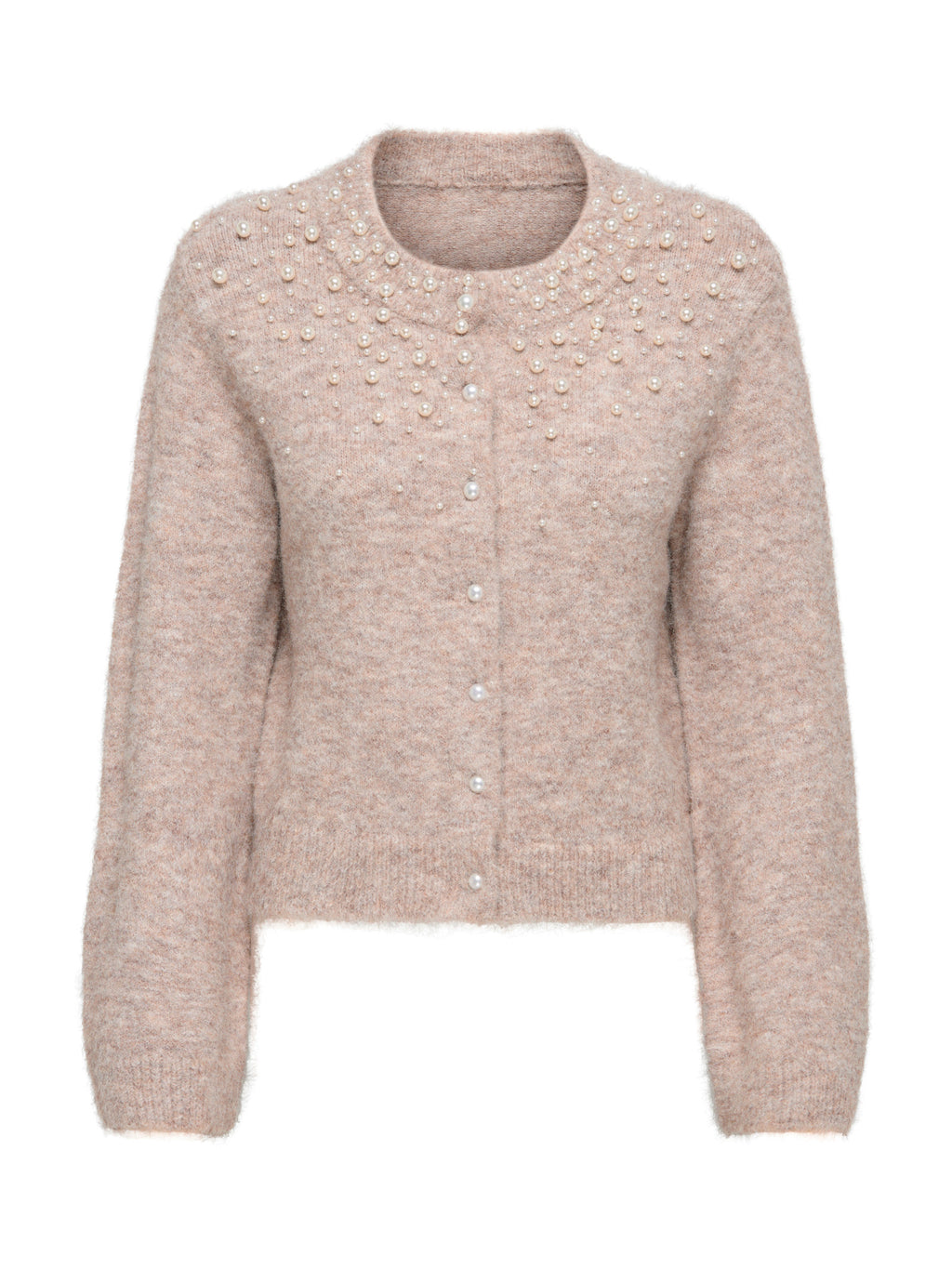 Cardigan Only Miggie Beige con perline 15375519 /Malt Ball ONLY 