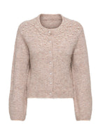 Cardigan Only Miggie Beige con perline 15375519 /Malt Ball ONLY 