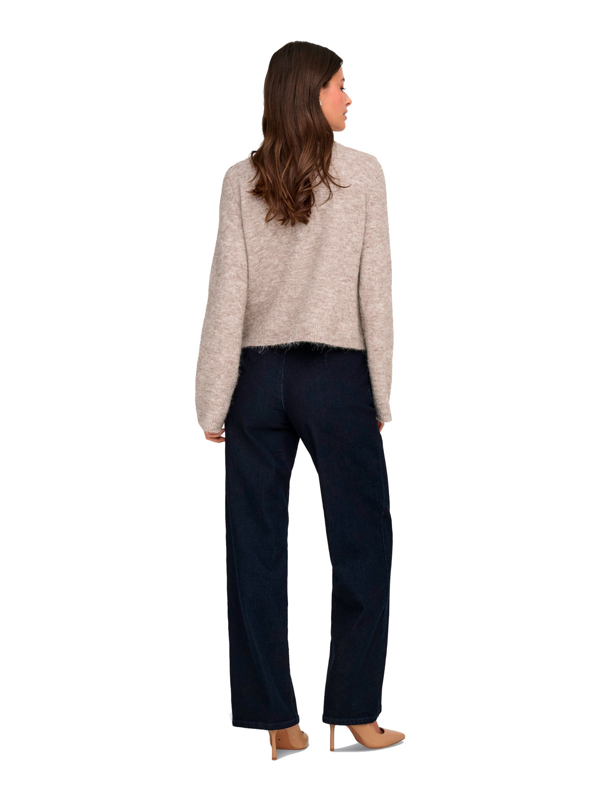 Cardigan Only Miggie Beige con perline 15375519 /Malt Ball ONLY 