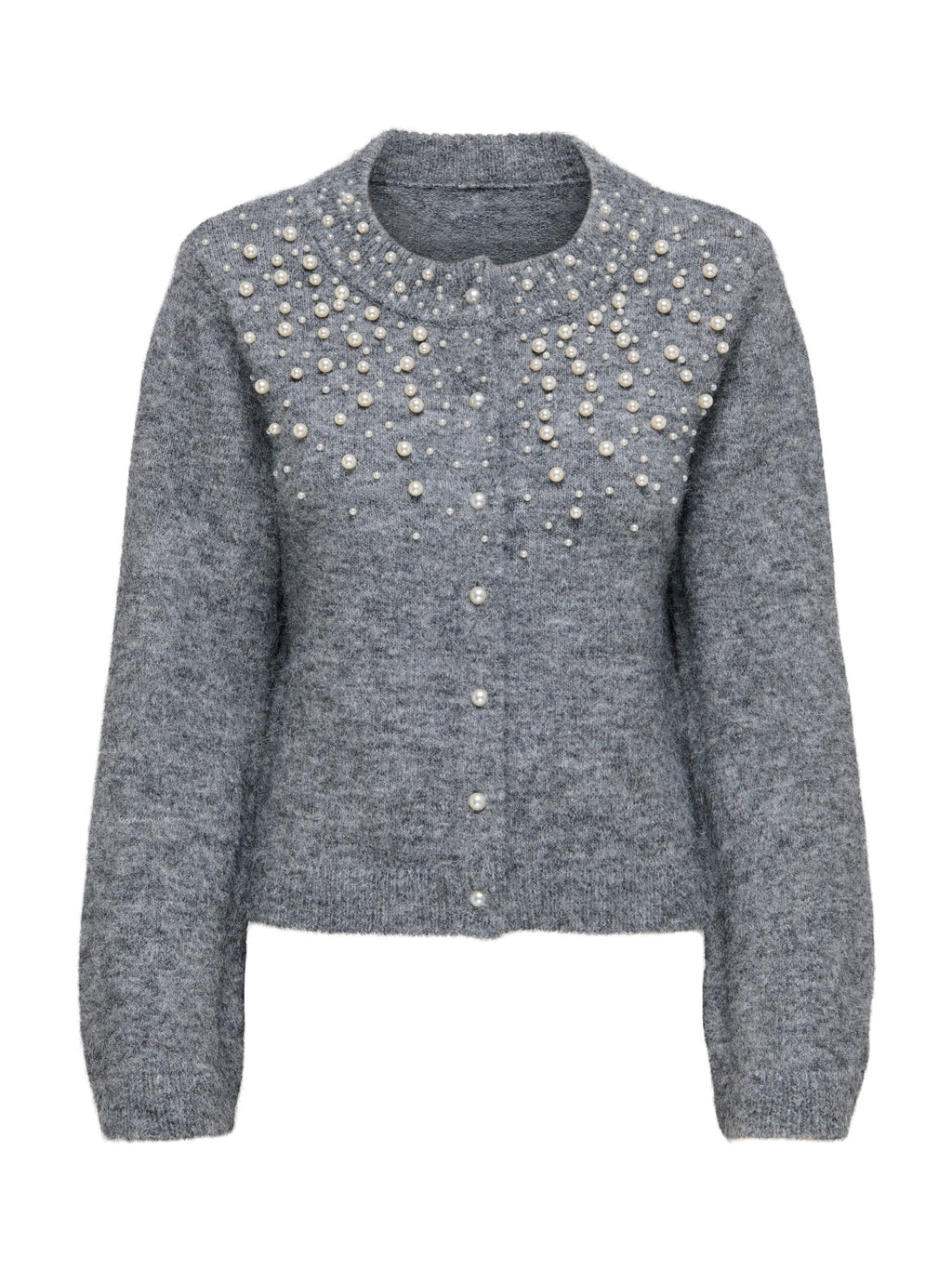 Cardigan Only Miggie Grigio con perline 15375519 /Medium Grey Melange ONLY 