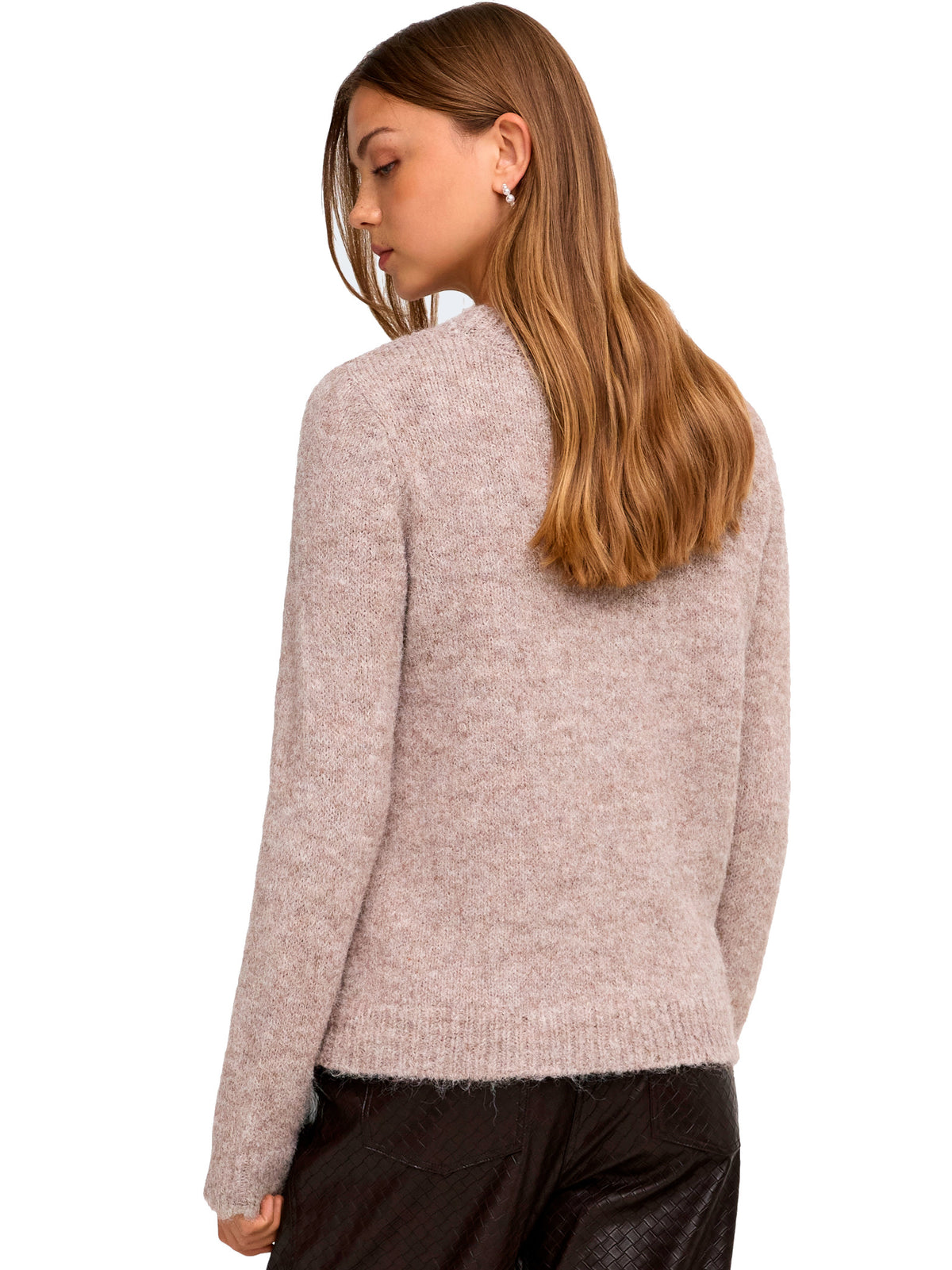 Maglia Only Zaggie beige con scritta 15375533 /Silver Mink ONLY 