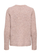 Maglia Only Zaggie beige con scritta 15375533 /Silver Mink ONLY 