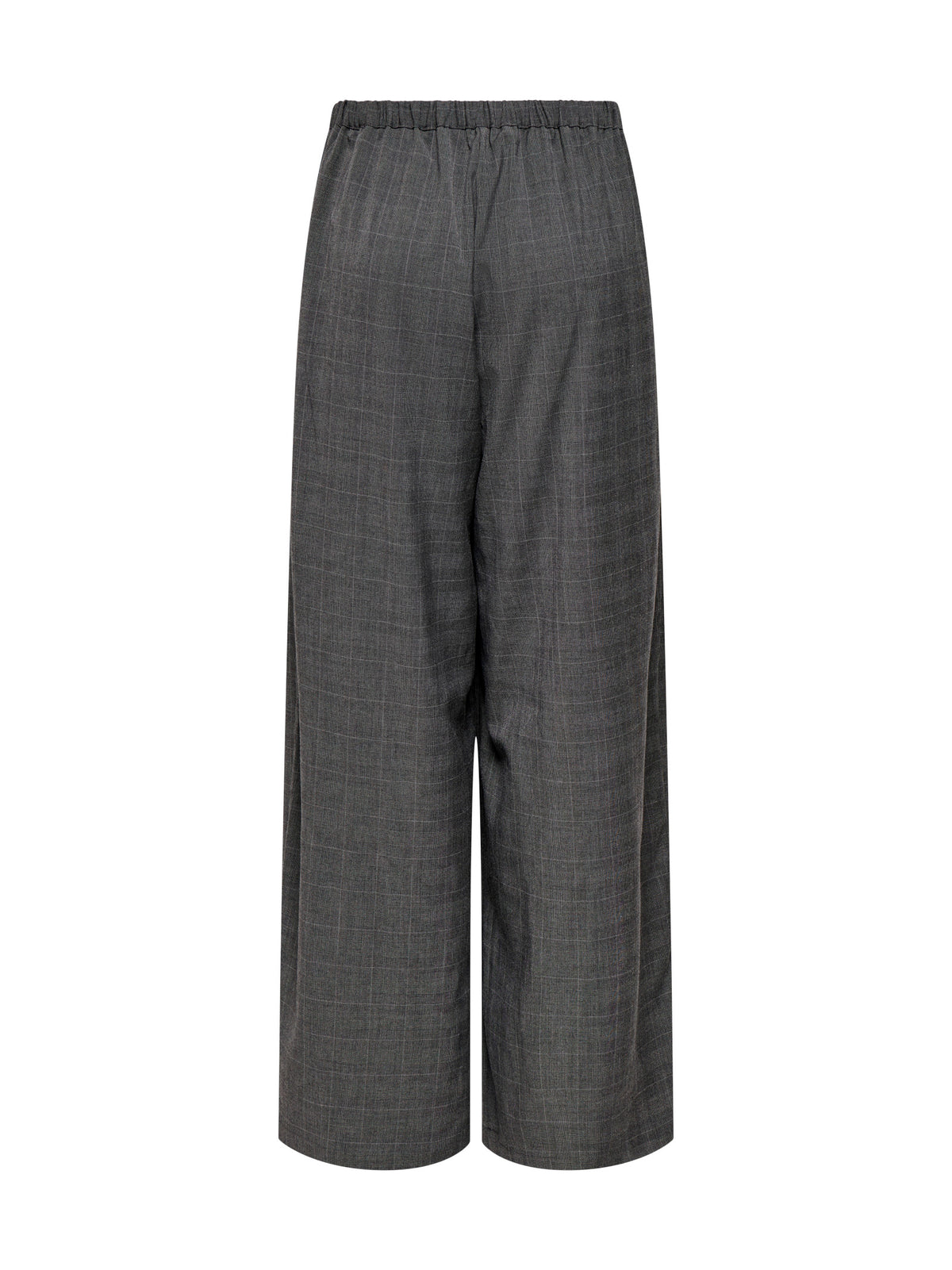 Pantalone Only Lenia Grigio melange wide check 15376501 /Dark Grey Melange ONLY 