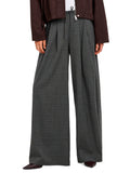 Pantalone Only Lenia Grigio melange wide check 15376501 /Dark Grey Melange ONLY 
