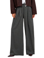 Pantalone Only Lenia Grigio melange wide check 15376501 /Dark Grey Melange ONLY 