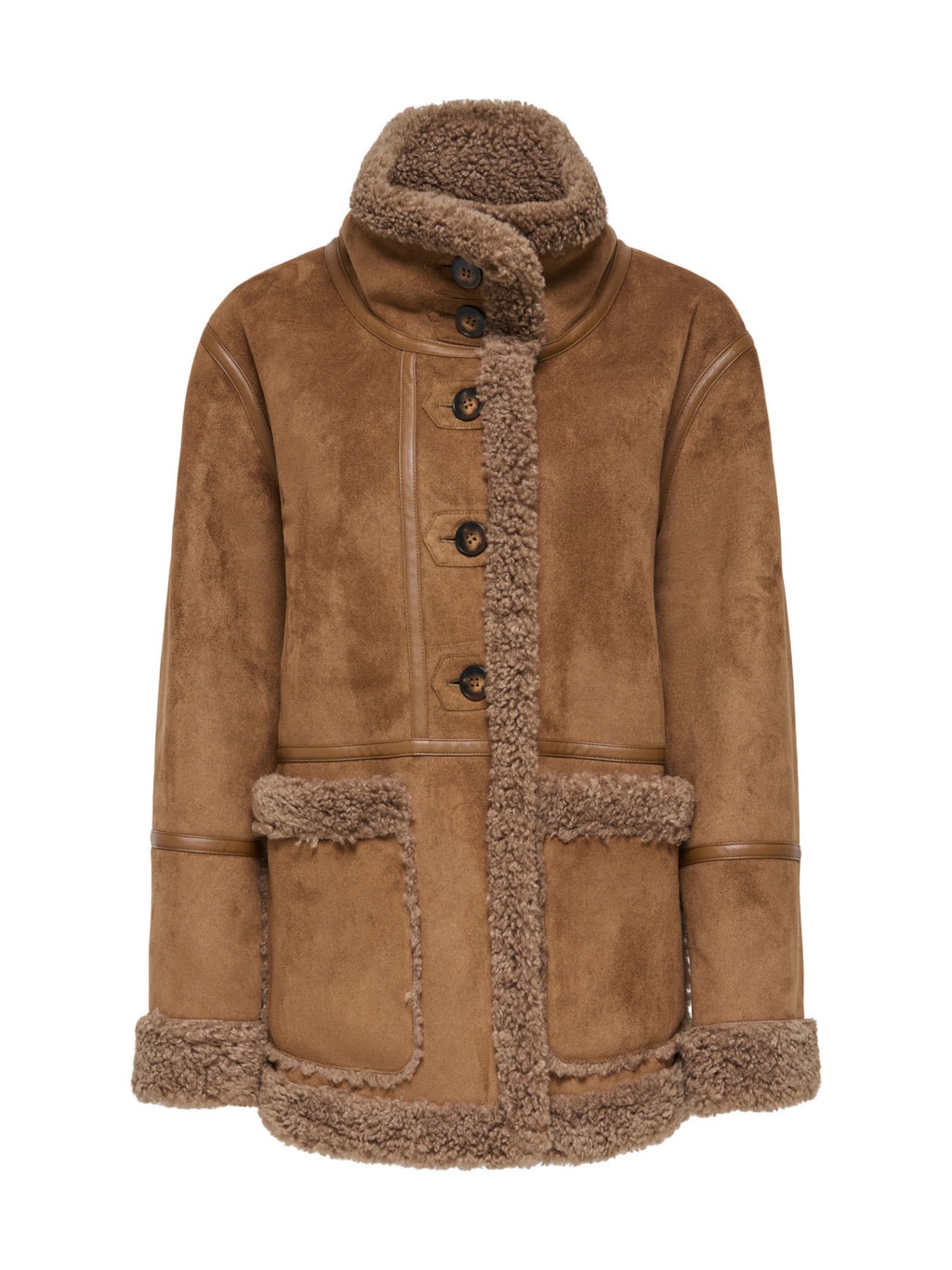 Giubbotto Only Ellis Biscotto effetto montone 15376755 /Otter ONLY 