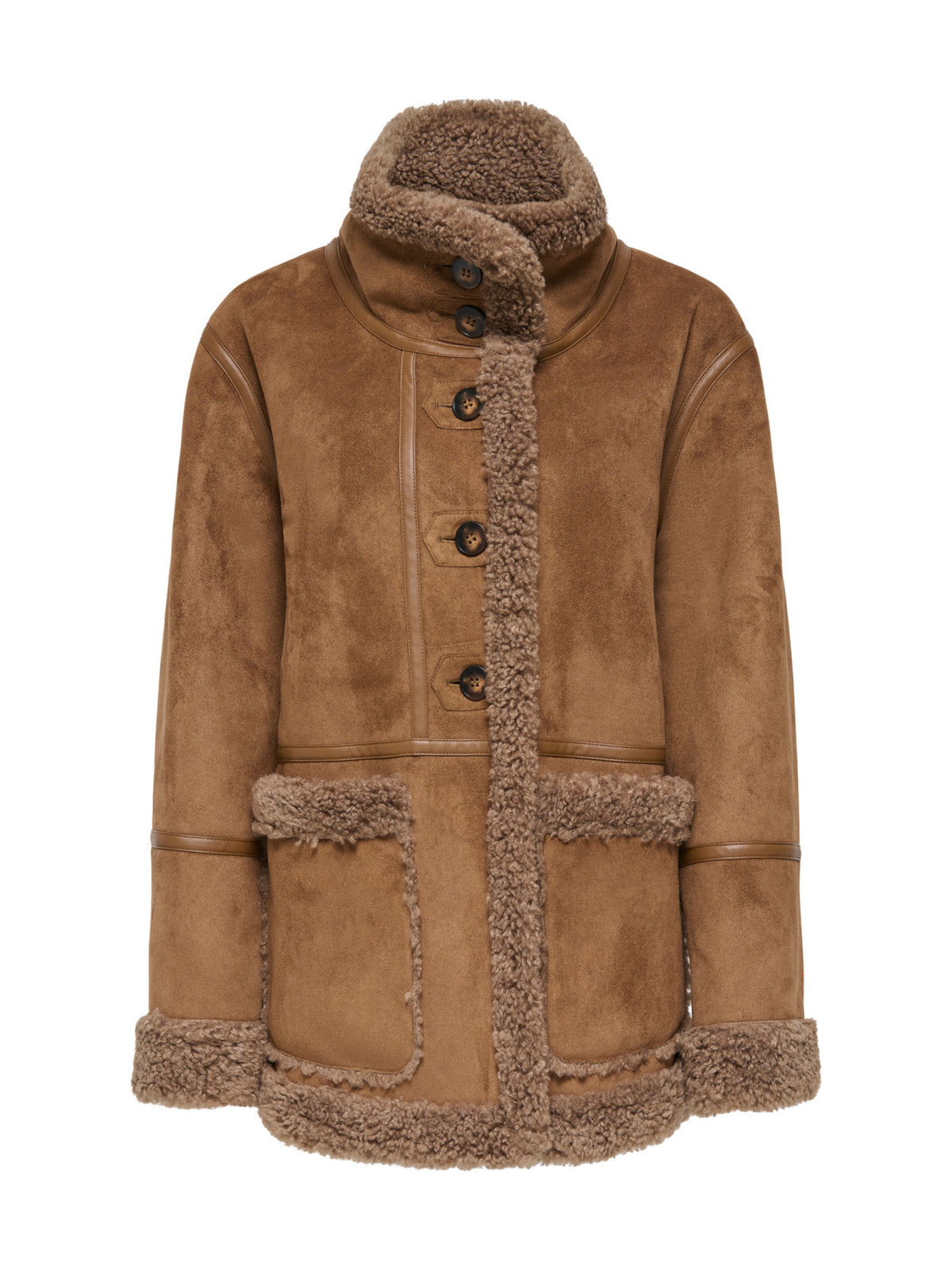 Giubbotto Only Ellis Biscotto effetto montone 15376755 /Otter ONLY 