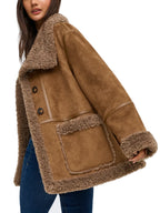 Giubbotto Only Ellis Biscotto effetto montone 15376755 /Otter ONLY 