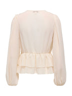 Blusa Only Sabbia scollo a V 15376809 /Whitecap Gray ONLY 