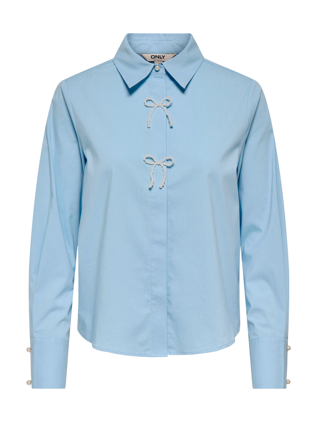 Camicia Only Azzurro Allegra con fiocchi 15376883 /Cashmere Blue ONLY 
