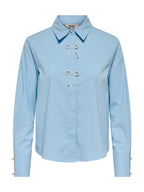 Camicia Only Azzurro Allegra con fiocchi 15376883 /Cashmere Blue ONLY 