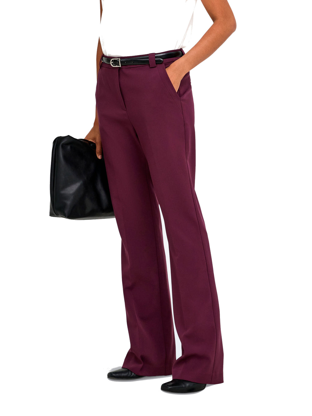 Pantalone Only Astrid Vinaccia Flared 15376978 /Winetasting ONLY 
