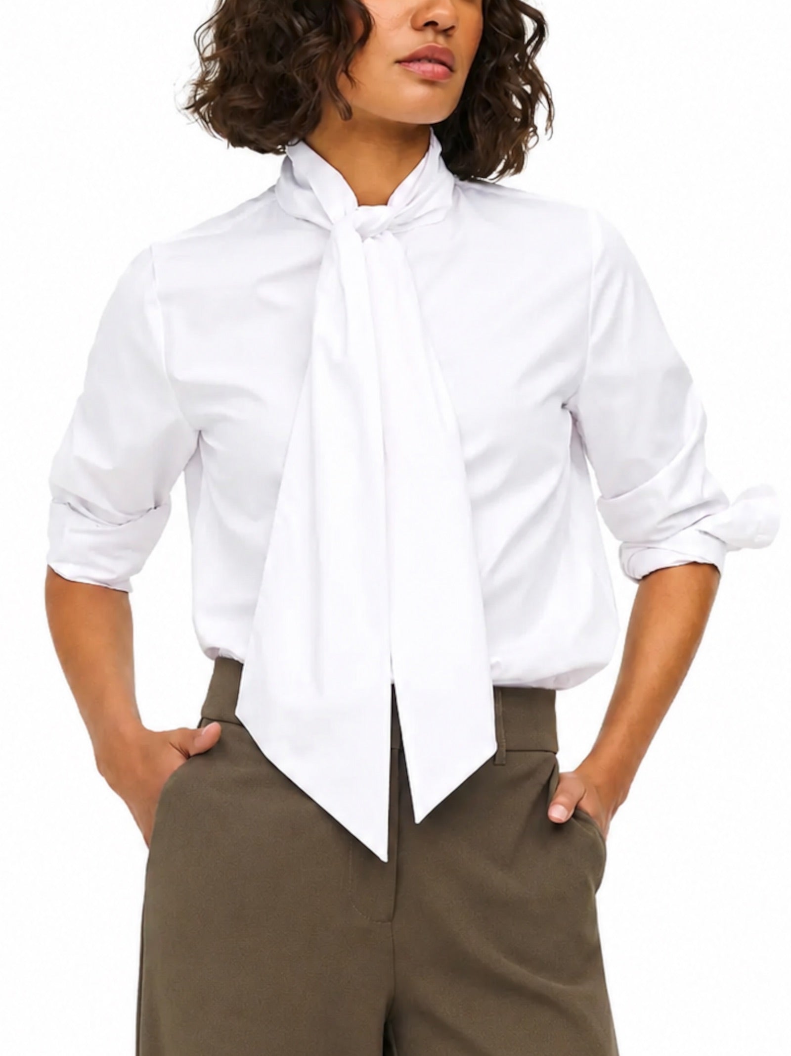 Camicia Only Saya Bianco 15377229 /Bright White ONLY 