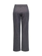 Pantalone Only Poptrash Antracite gamba dritta 15377382 /Dark Grey Melange ONLY 