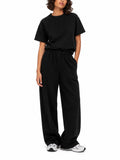 Pantalone Only Ofelia Nero in tessuto felpato. 15377590 /Black ONLY 