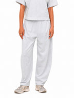 Pantalone Only Ofelia Grigio in tessuto felpato. 15377590 /Light Grey Melange ONLY 