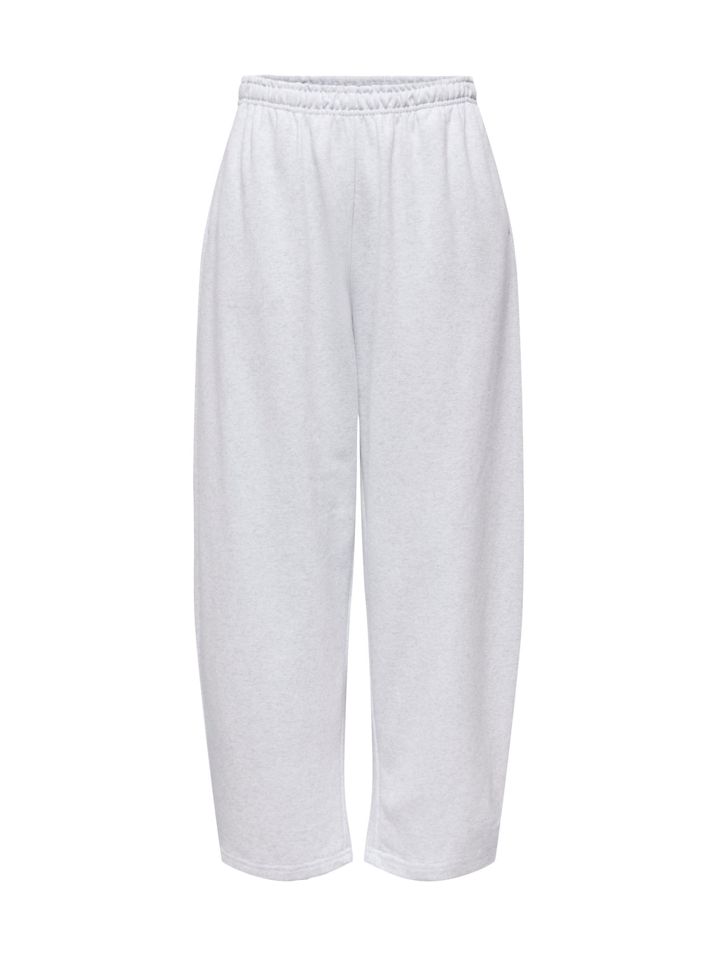 Pantalone Only Ofelia Grigio in tessuto felpato. 15377590 /Light Grey Melange ONLY 