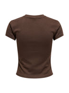 T-shirt Only Superior Marrone Cropped 15377620 /Bracken ONLY 