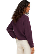 Cardigan Only Alyssa Bordeaux 15377949 /Blackberry Wine ONLY 
