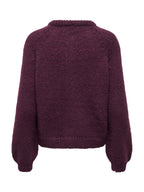 Cardigan Only Alyssa Bordeaux 15377949 /Blackberry Wine ONLY 