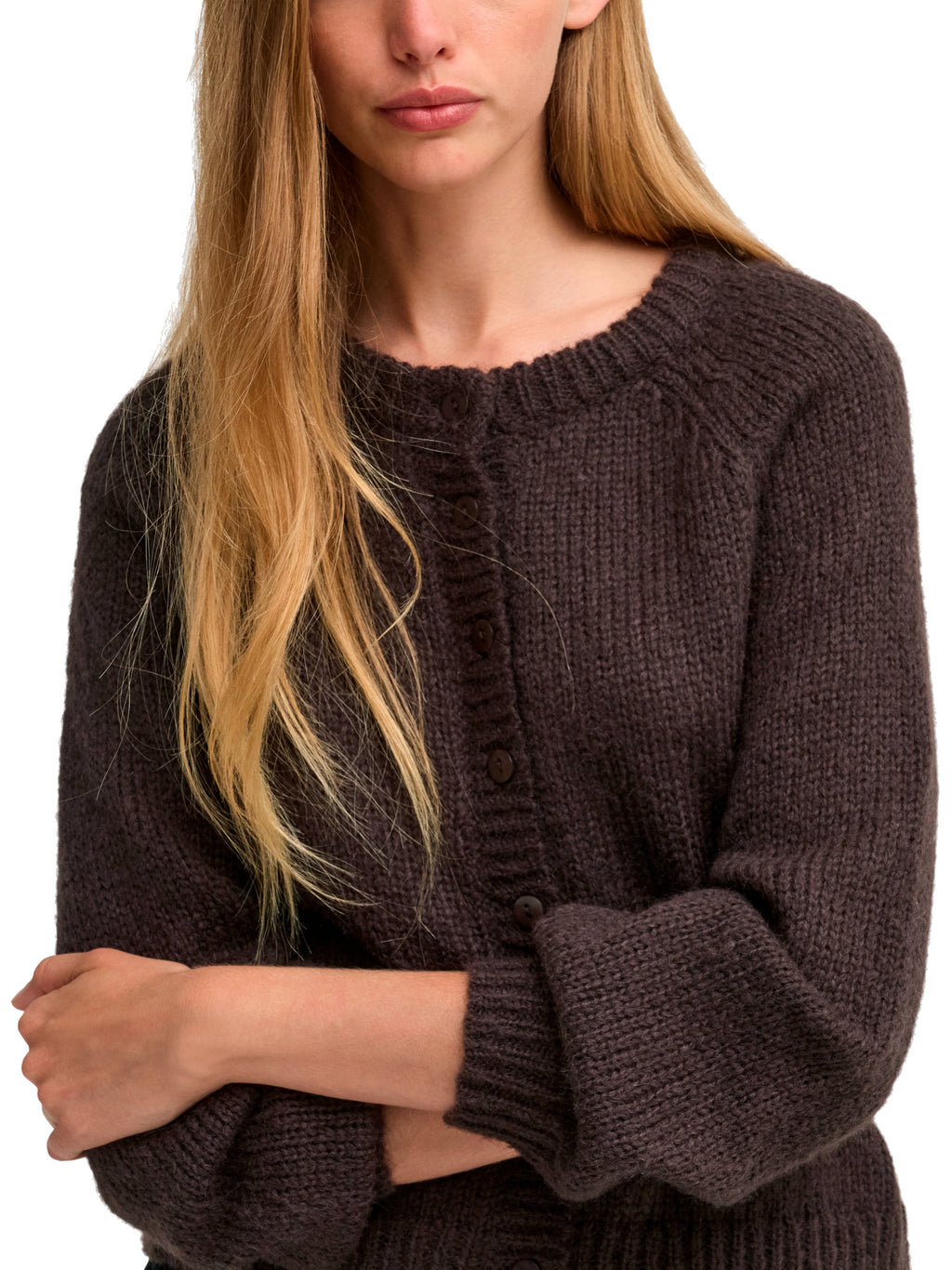 Cardigan Only Alyssa Marrone 15377949 /Chocolate Torte ONLY 