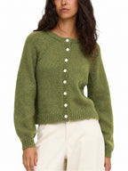 Cardigan Only Alyssa Verde 15377949 /Sphagnum ONLY 