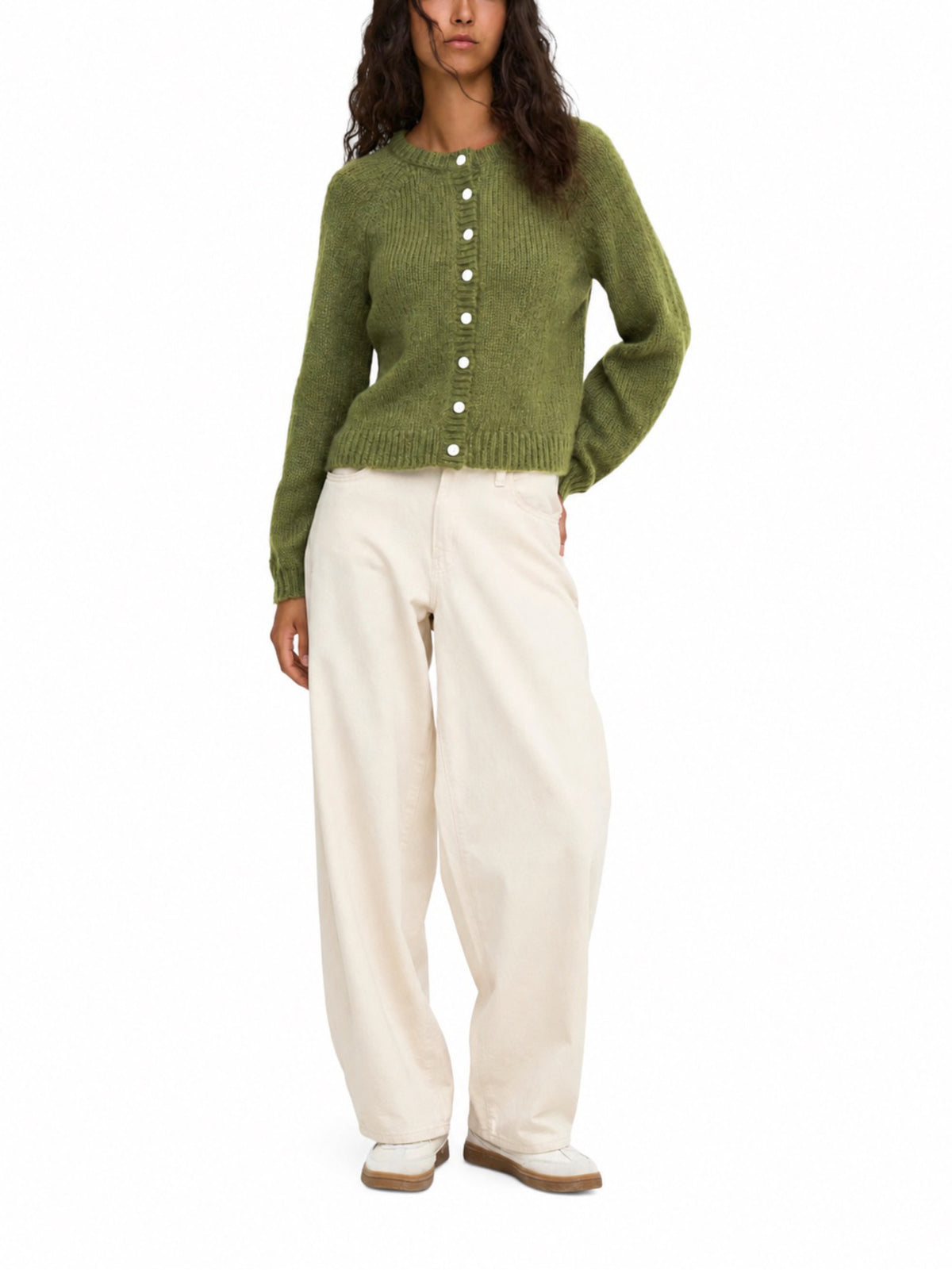 Cardigan Only Alyssa Verde 15377949 /Sphagnum ONLY 