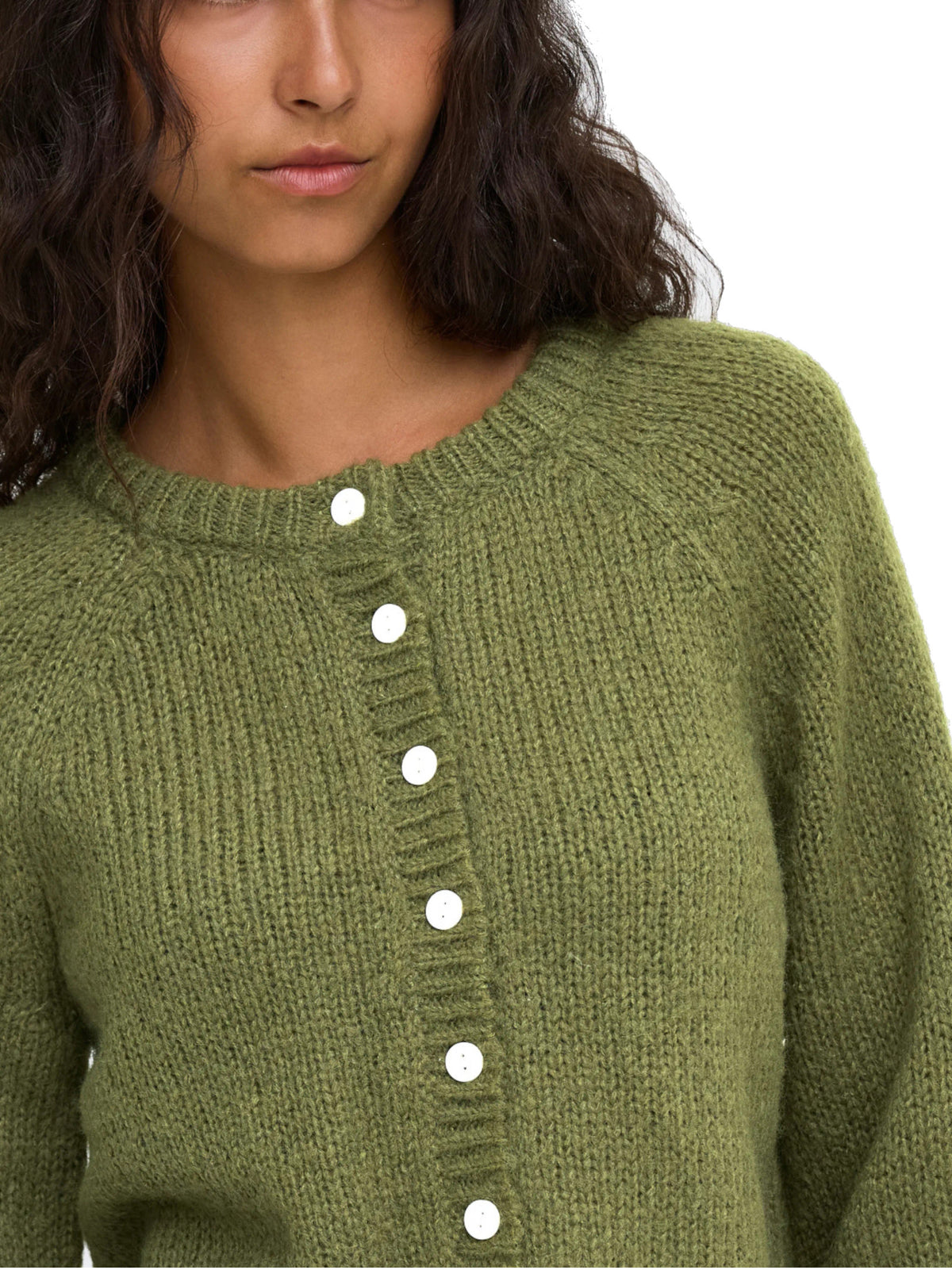 Cardigan Only Alyssa Verde 15377949 /Sphagnum ONLY 