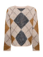 Maglione Only Noeme Beige a rombi 15378140 /Oatmeal ONLY 