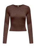 Maglia Only Marrone Andrea basic 15378351 /Bracken ONLY 