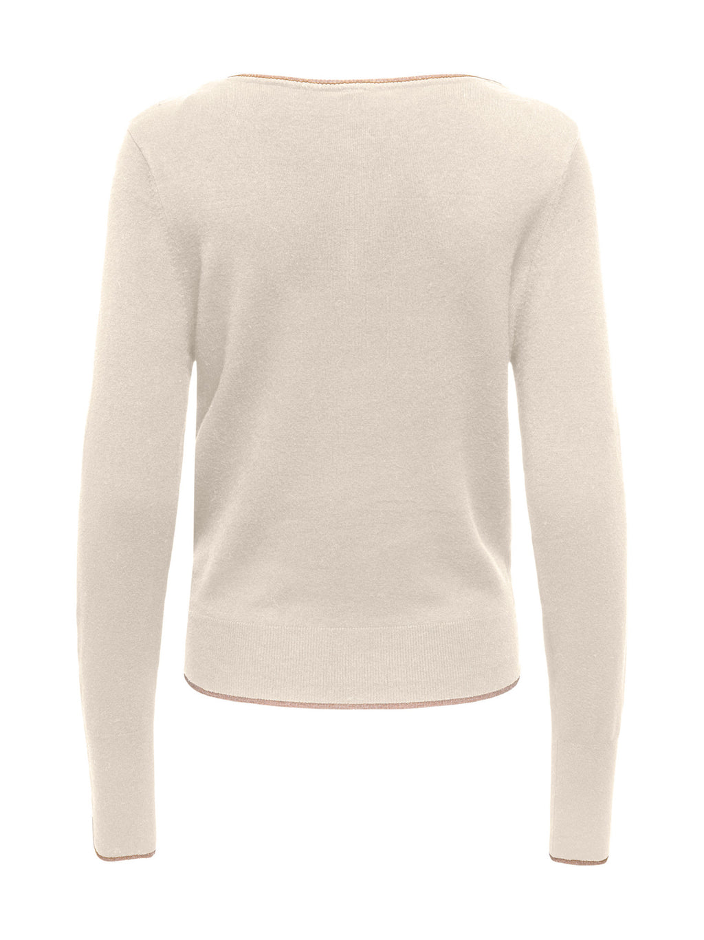 Maglia ONLY Andrea Panna con scollo a V 15378354 /Birch ONLY 
