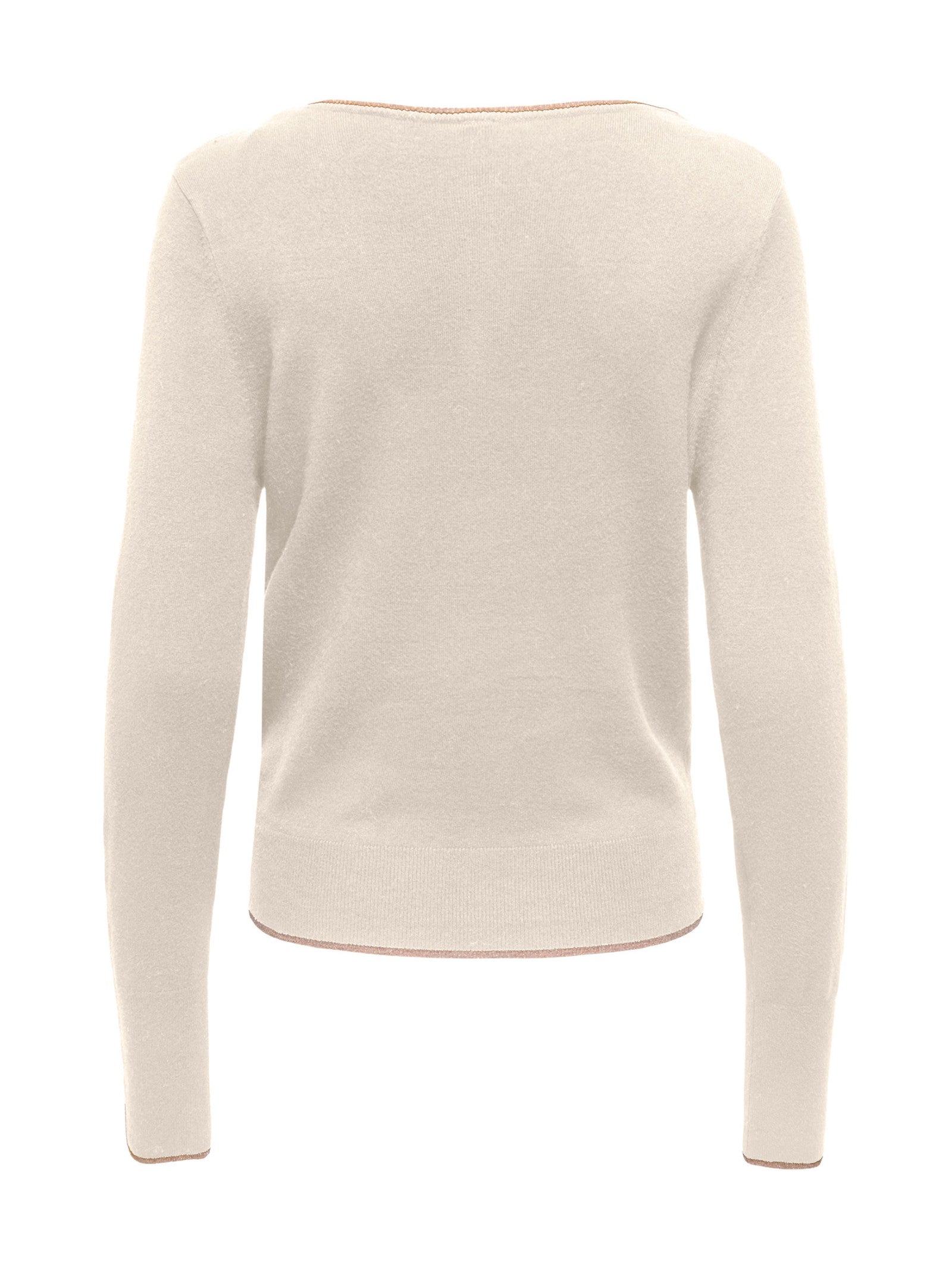 Maglia ONLY Andrea Panna con scollo a V 15378354 /Birch ONLY 